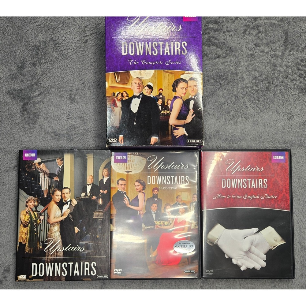 Upstairs Downstairs The Complete Series DVD BBC 5 Disc Set Season 2 Butler Bonus